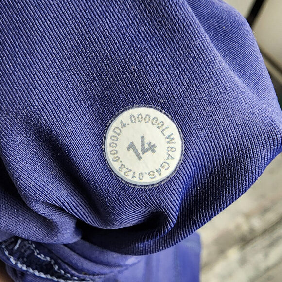 Lululemon Peek Pleat High-Rise Blue Tennis Skirt Size 14 - Picture 9 of 10